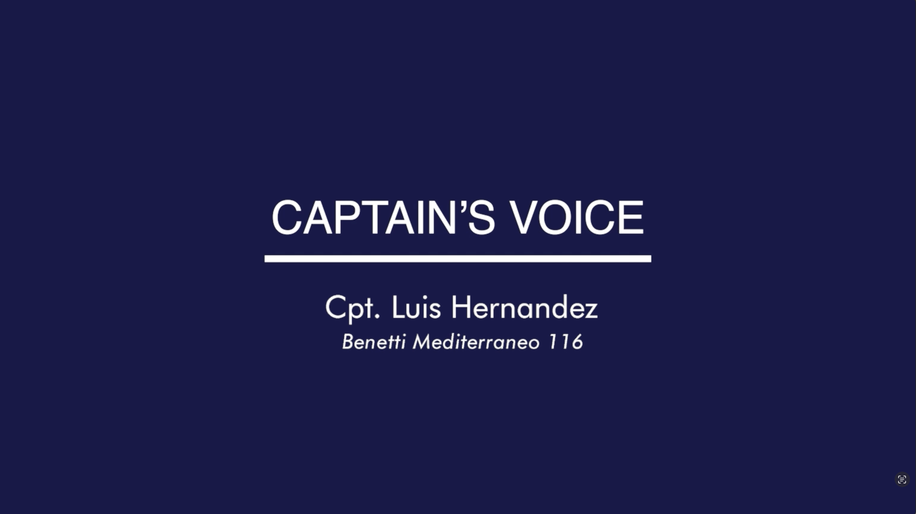 Video intervista al comandante louis hernandez